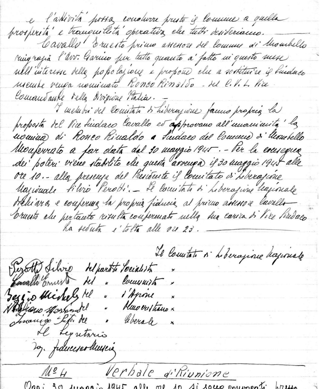 documento - nomina a Sindaco 2